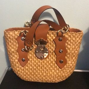 Michael Kors straw bag